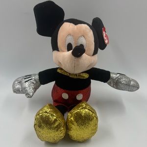 Ty Sparkle Mickey Mouse Plush Toy 12 Inches